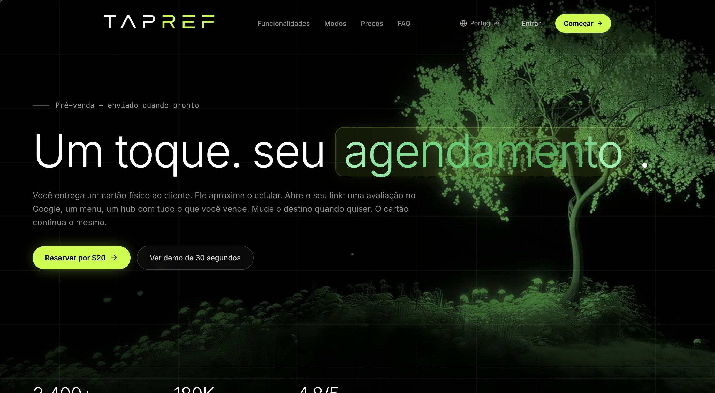 TapRef — SaaS de cartões NFC